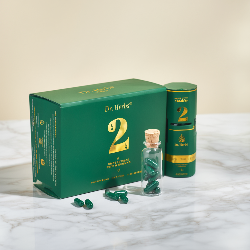 Nutri Herbal 2nd ROUND Vitality Capsules – Premium Herbal Performance & Energy Support for Men (Natural Formula)